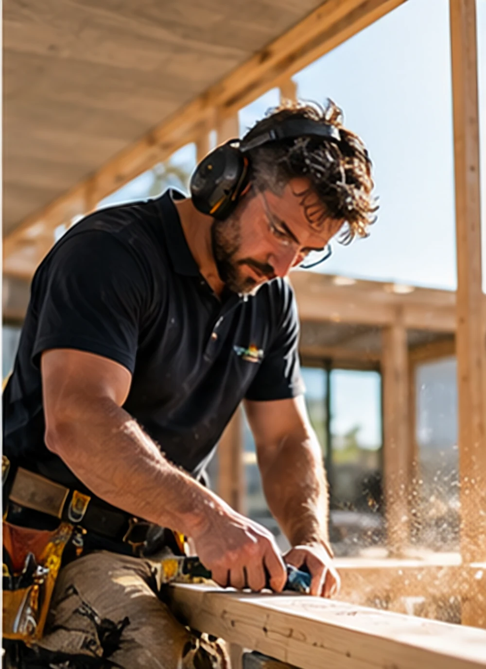 Residential carpentry & decking work at an Australian home