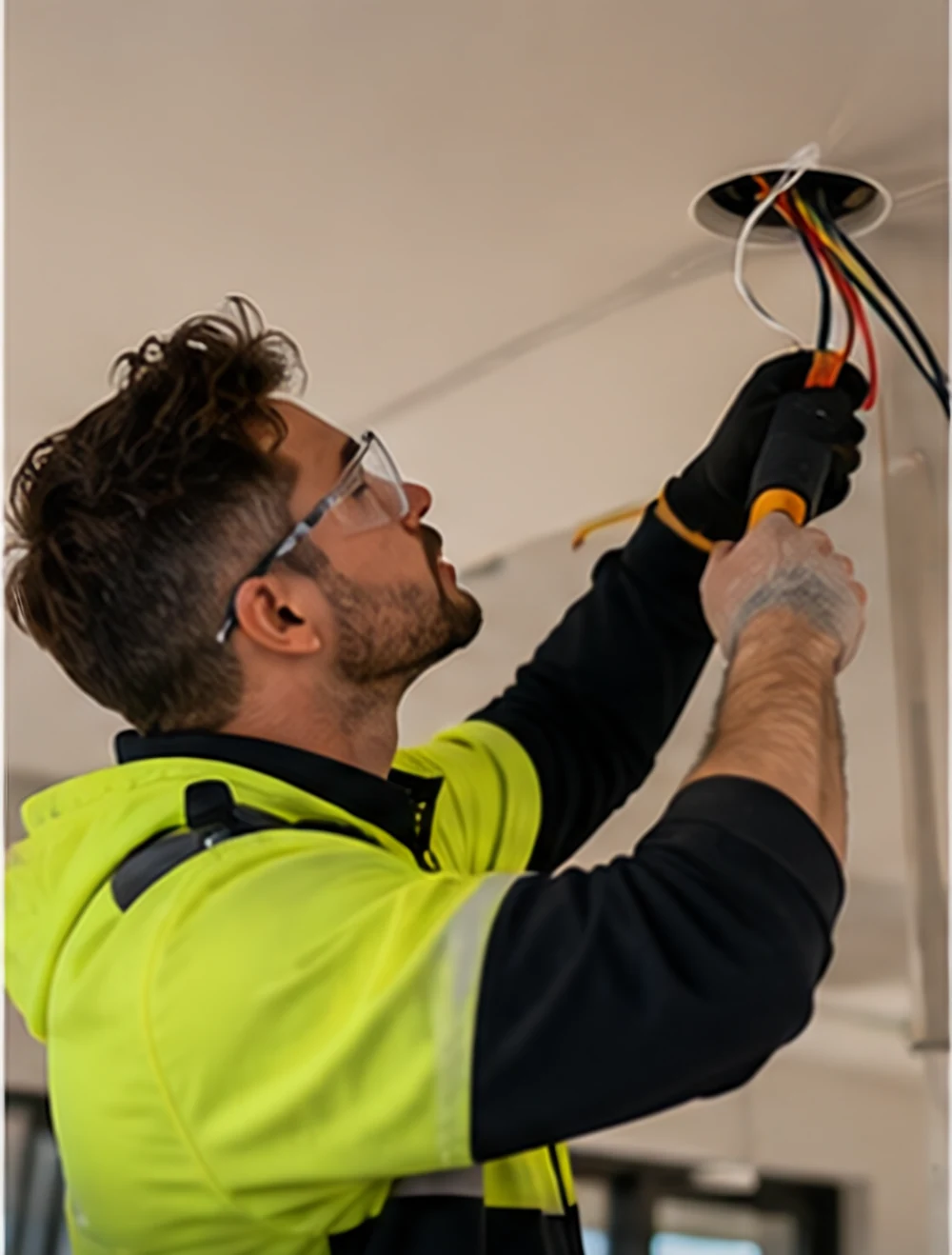 Residential electrical work at an Australian home